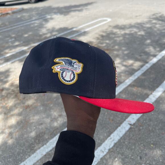 New Era New York Yankees USA Flag Fitted Hat 7 1/2 - Picture 4 of 5